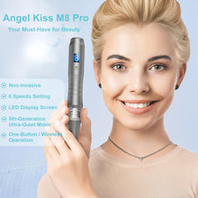 Load image into Gallery viewer, Angel Kiss M8 Pro Beauty Pen - Microneedling Derma Pen with 6pcs Cartridges