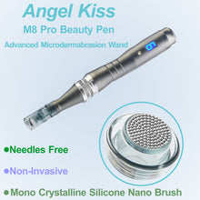 Load image into Gallery viewer, Angel Kiss M8 Pro Beauty Pen - Microneedling Derma Pen with 6pcs Cartridges