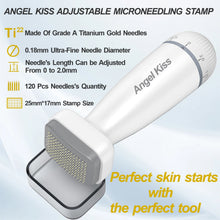 Load image into Gallery viewer, Angel Kiss 0-2.0mm Adjustable Titanium Microneedling Derma Stamp
