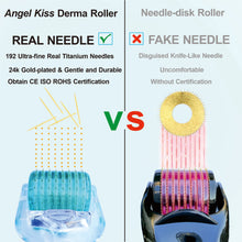 Load image into Gallery viewer, Angel Kiss Microneedling Derma Roller - 192 Titanium Real Needles