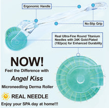 Load image into Gallery viewer, Angel Kiss Microneedling Derma Roller - 192 Titanium Real Needles