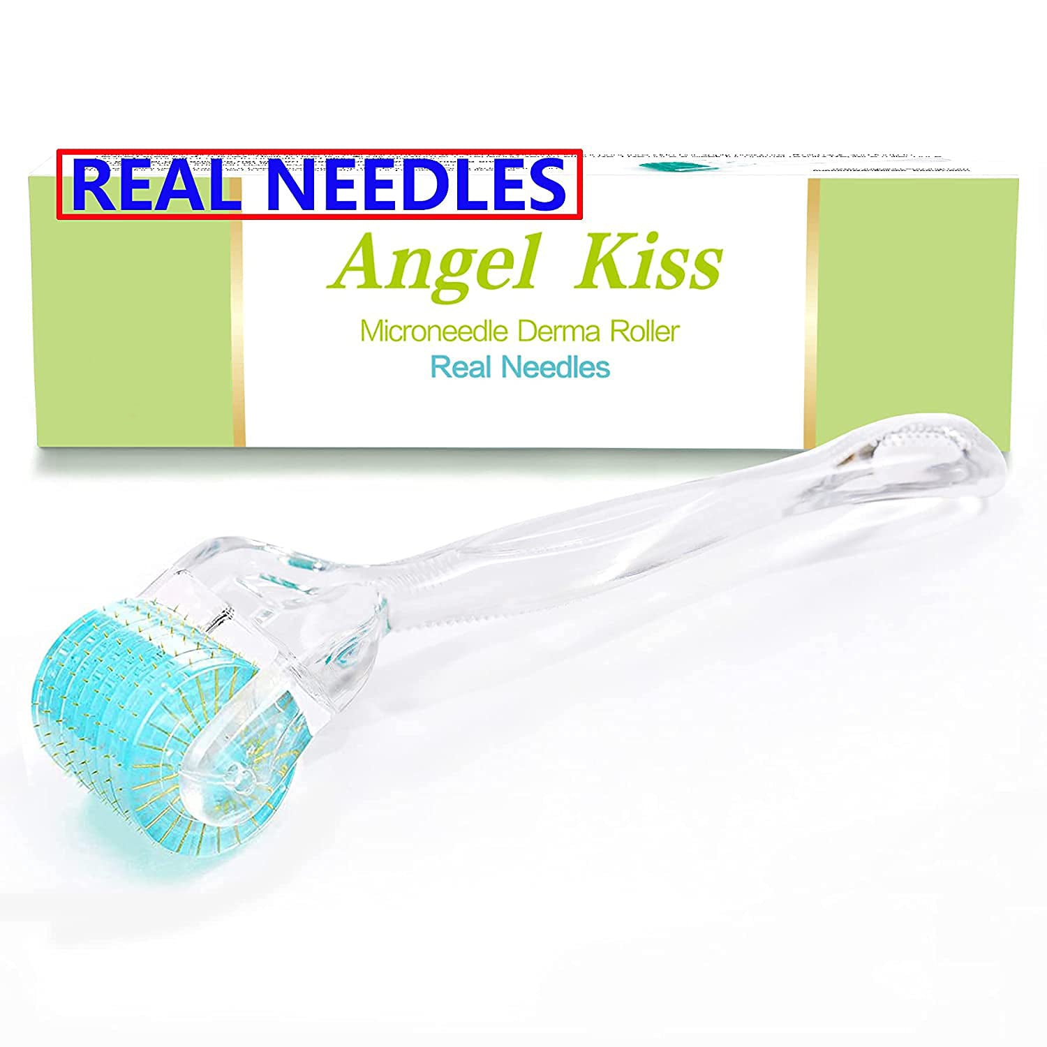 192 Real Needle Microneedling Derma Roller - Titanium Needles – Angel Kiss  Beauty & Health