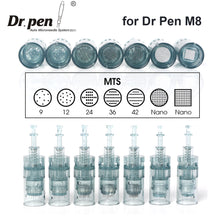 Load image into Gallery viewer, The Original Dr.Pen M8 Derma Pen Microneedling Pen Replacement Cartridges, Bayonet Slot, 10 Pcs/Pack.
