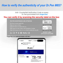 Load image into Gallery viewer, Dr.Pen Ultima M8S Microneedling Pen Professional Dermapen Kit with 9 Cartridges