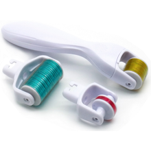 Load image into Gallery viewer, Derma Roller Microneedling Roller 3 in 1 Kit Titanium Micro Needle Face Body Roller
