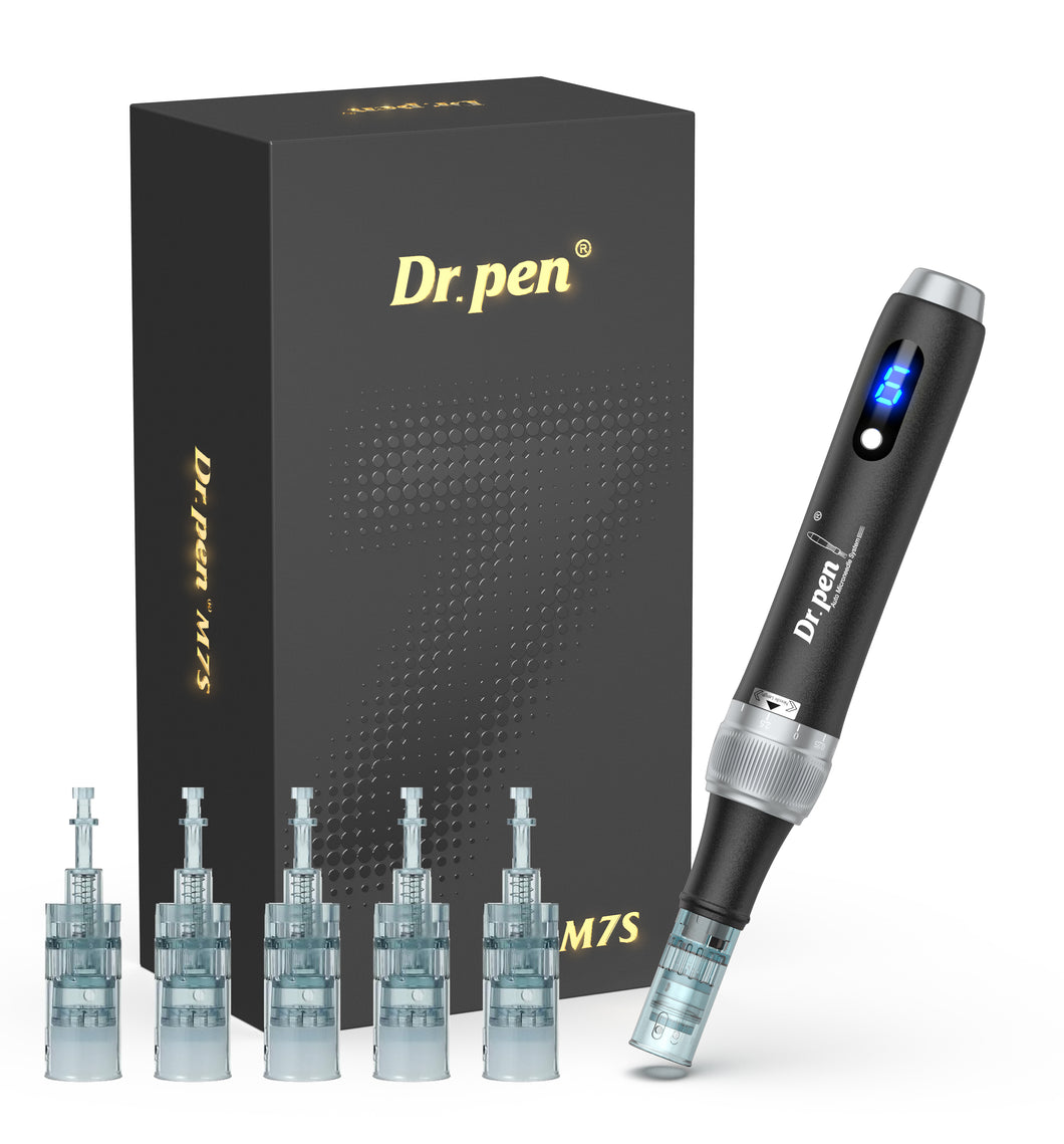 Dr. Pen M7S Microneedling Pen Derma-Pen - with 6 Cartridges